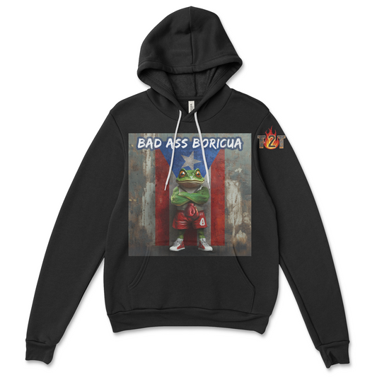 Bad Ass Boricua Hoodie – Pride. Power. Puerto Rico.