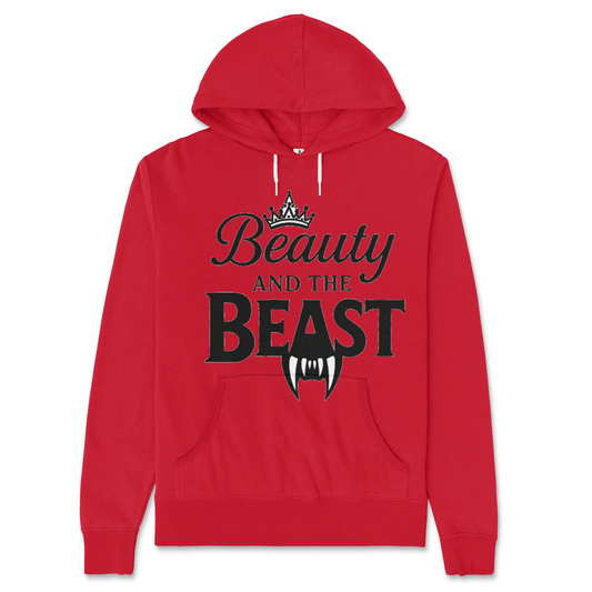 "Crowned & Savage: Beauty and the Beast Hoodie"