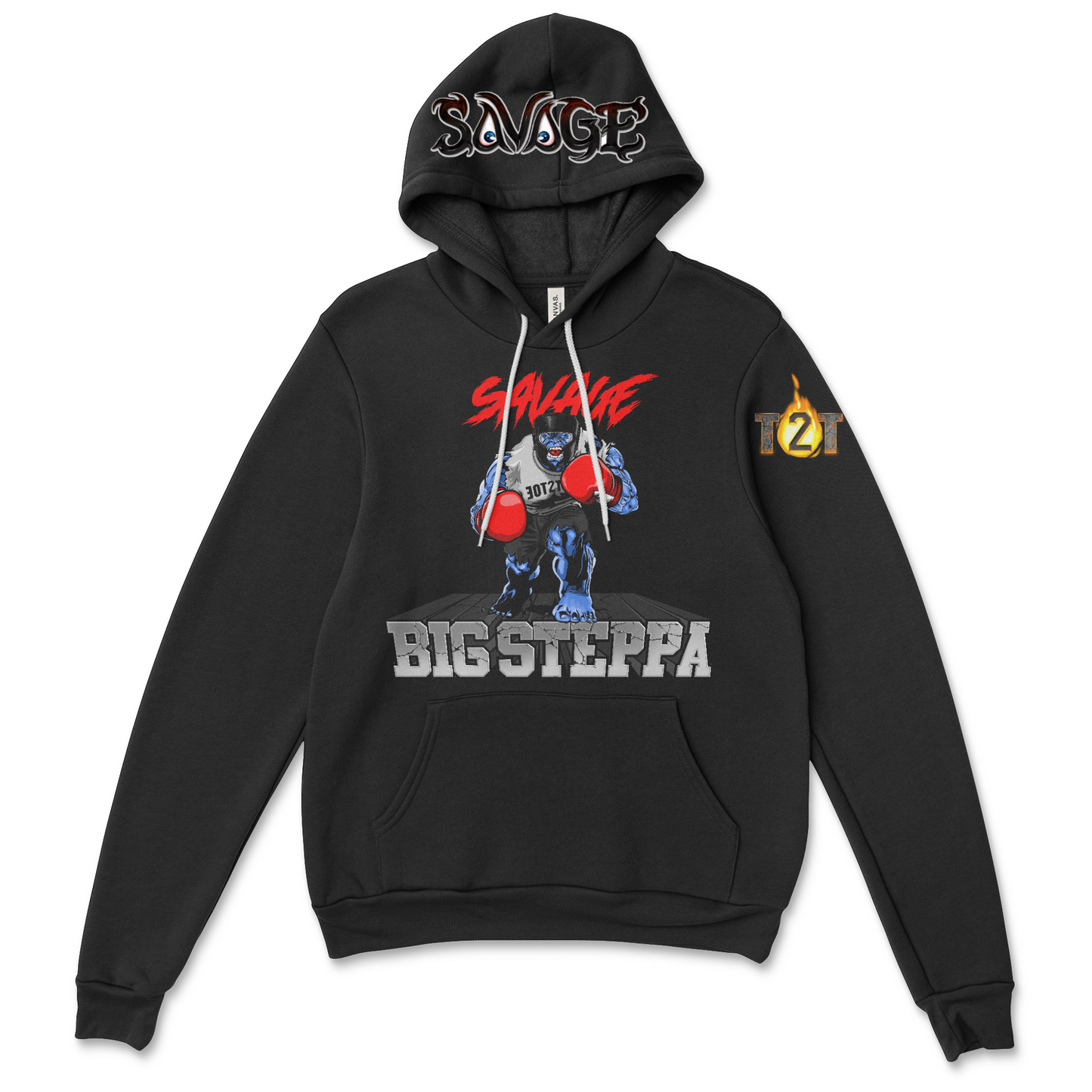 Big Steppa Hoodie With Savage Eyes