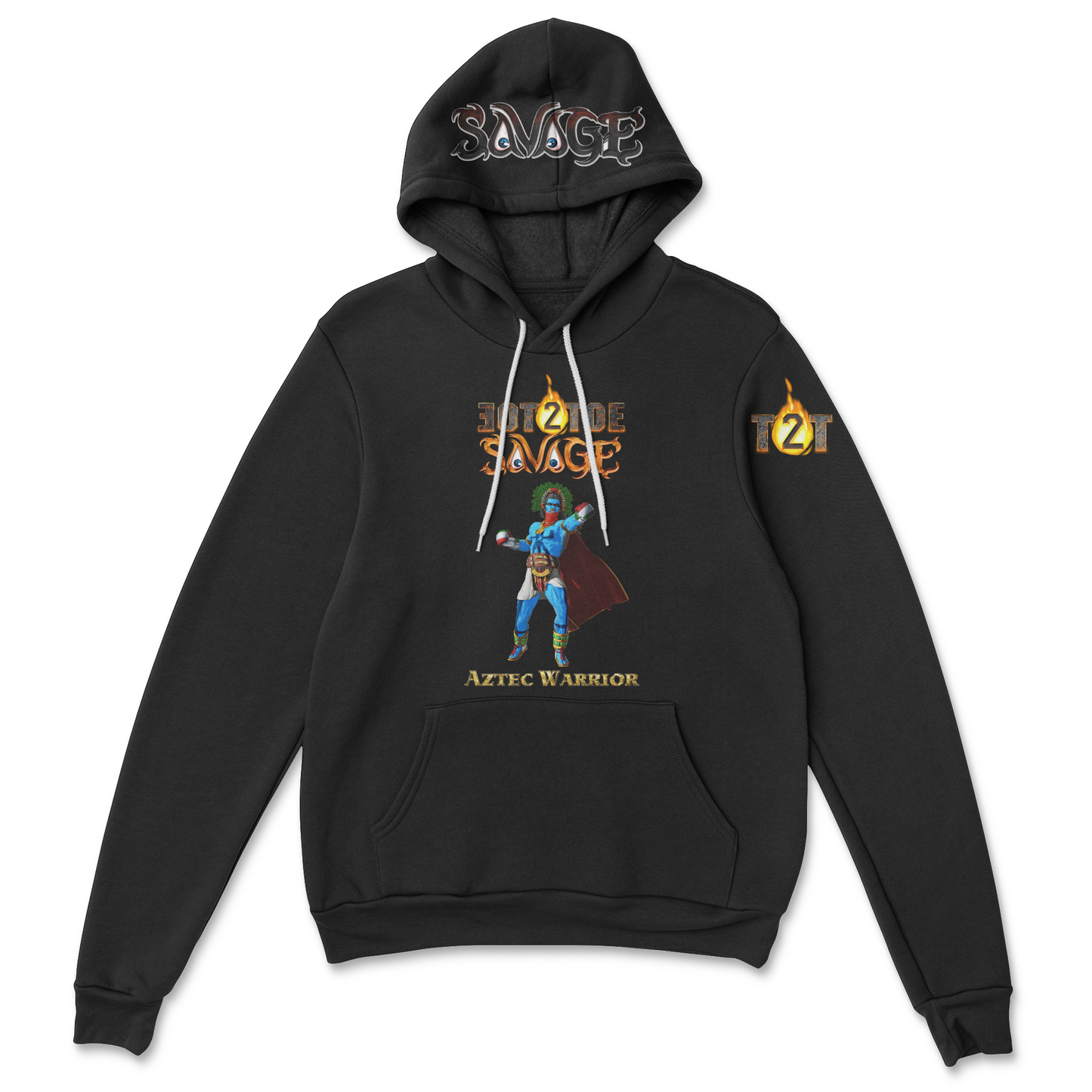 Blue Aztec Warrior Hoodie