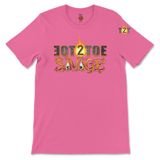 Toe2Toe Savage “Pink Heat” Women’s Tee – Bold. Fierce. Unapologetic.