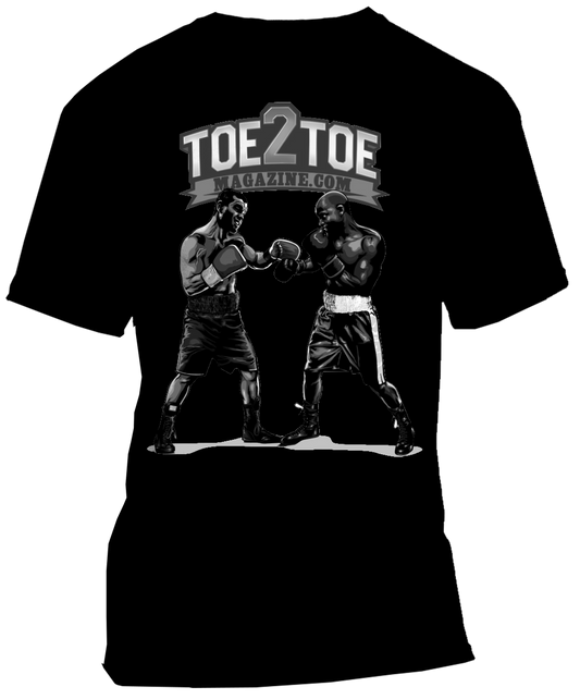 Toe2Toe Magazine Black Tee