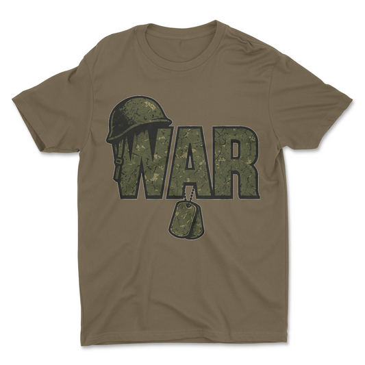 WAR Mode Activated-Military Green Tee