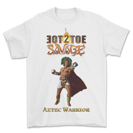 Aztec Warrior-white Tee