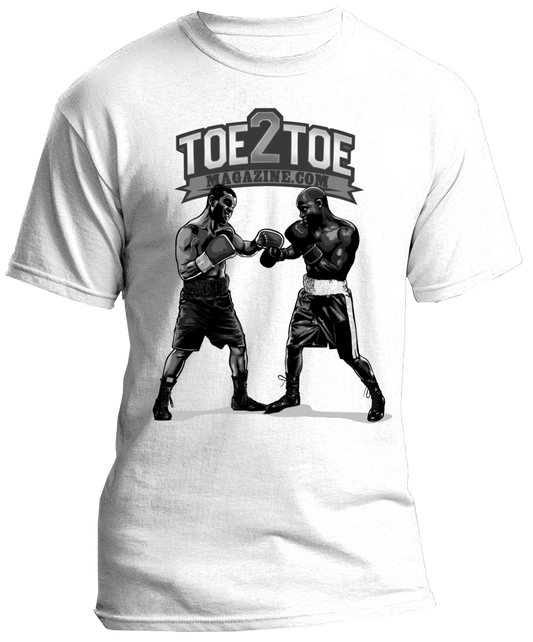 Toe2Toe Magazine White Tee